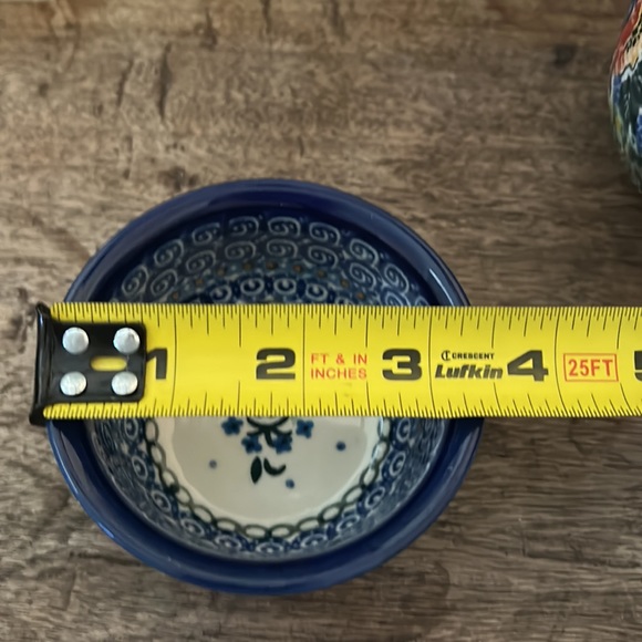 Hand made in Poland coffee cup and trinket dish - Picture 10 of 10